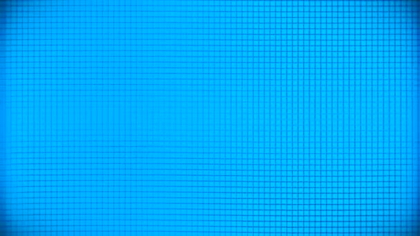 Transmisja Pulsujące Tech Cubes Wall Blue Firma Pętla — Wideo stockowe