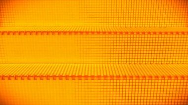 Pulsating Hi-Tech Küpler Duvarı Sahnesi, Altın, Etkinlikler, 3D, Döngülenebilir, 4K