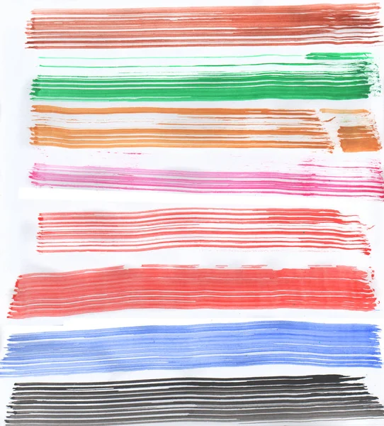 Watercolor colourful line background — Stock Photo, Image