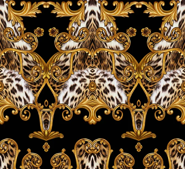 Baroque and leopard — Stock Photo, Image