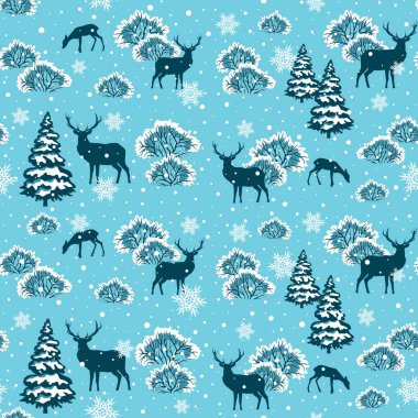 Desen ormandaki geyik