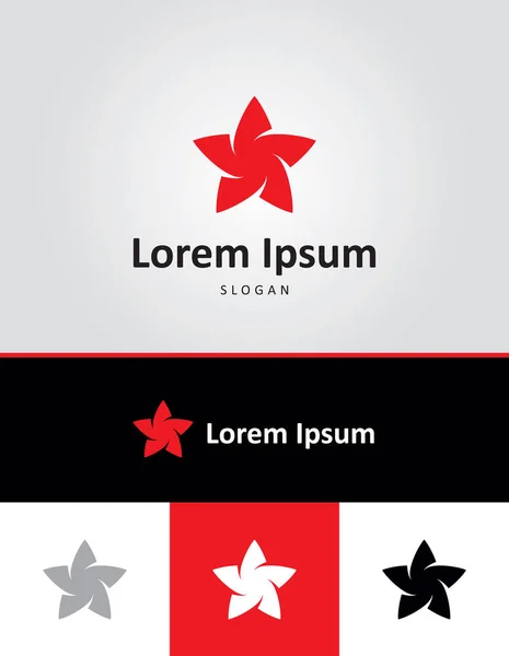 Conception Logo Vectoriel Étoile Pour Les Entreprises — Image vectorielle