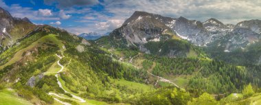 Konigssee lake, Berchtesgaden yakınlarında Jenner dağ