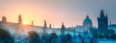 Görünüm Charles Bridge Prag, Çek Cumhuriyeti.