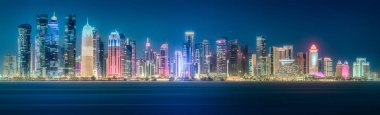 Batı Körfezi ve Doha şehir, Katar manzarası