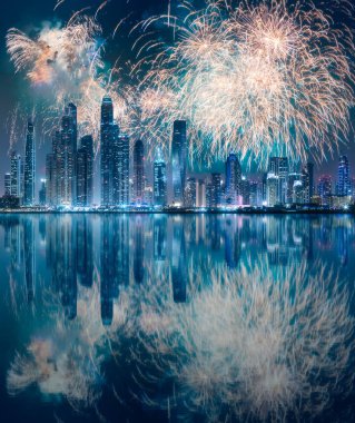 Palm Jumeirah, Birleşik Arap Emirlikleri Dubai Marina defne görünümünden