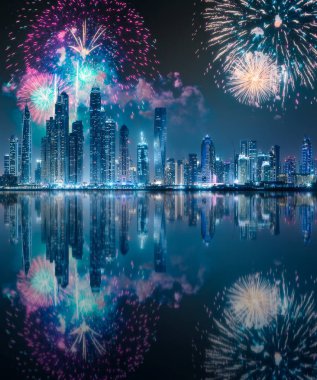 Palm Jumeirah, Birleşik Arap Emirlikleri Dubai Marina defne görünümünden