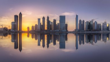 Cityscape Dubai ve panoramik Business bay, Birleşik Arap Emirlikleri