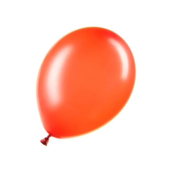 Один красный гелиевый шар, элемент декораций — стоковое фото