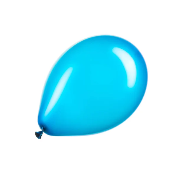 Globo de helio azul único, elemento decorativo — Foto de Stock