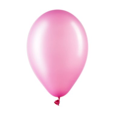 Tek pembe helyum balonu, dekorasyon unsuru