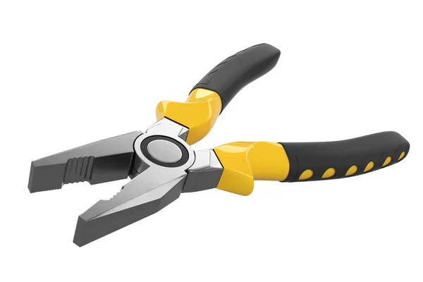 Gelbe Handzange für Reparatur und Installation — Stockfoto
