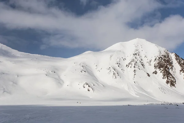 Oändligt Snöigt Arktiskt Landskap — Stockfoto