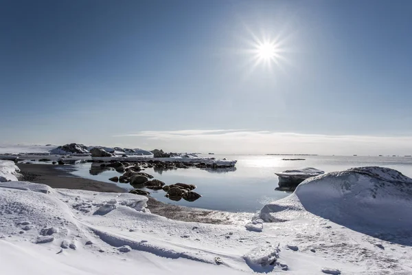 Panoramic Picture Arctic Landscape — Stock Photo, Image