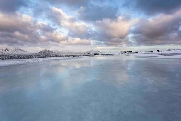 Panoramisch Beeld Van Het Arctische Landschap — Stockfoto