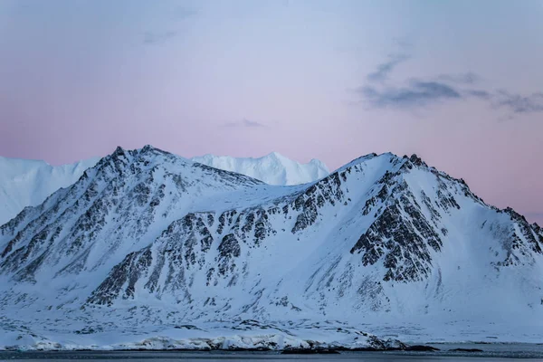 Foto Paisagem Montanhosa Nevada — Fotografia de Stock