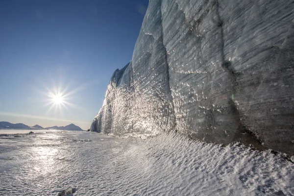 Gorgeous Picture Ice Wall — Stock Photo, Image