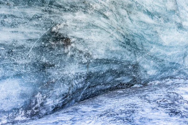 Buz duvarının muhteşem bir resmi.