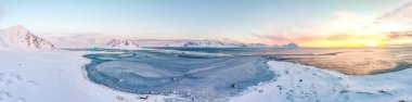 Hornsund fiyort Panoraması