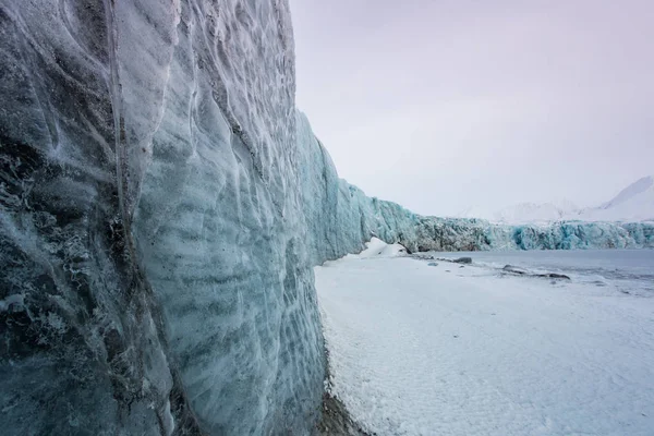 Μέτωπο Του Παγετώνα — Φωτογραφία Αρχείου