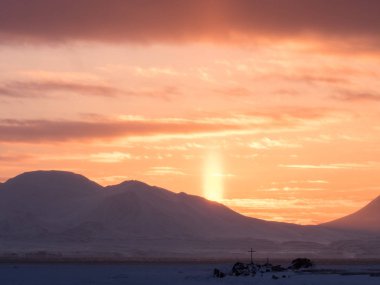 Polonya 'daki Tatra dağlarında gün doğumu