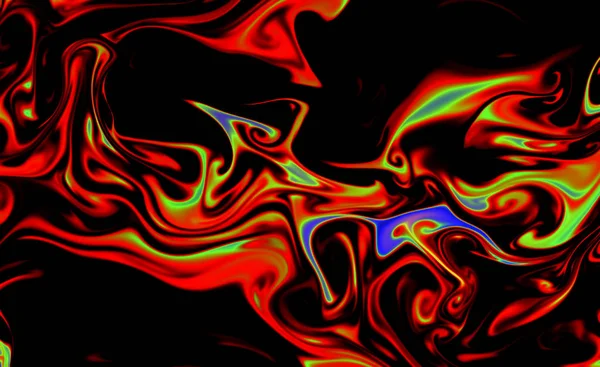 Magische Ruimte Textuur Patroon Ziet Eruit Als Kleurrijke Rook — Stockfoto