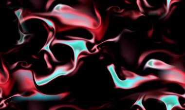 Sihirli uzay dokusu, desen, renkli duman ve ateş gibi görünüyor