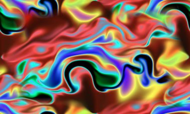 Sihirli uzay dokusu, desen, renkli duman ve ateş gibi görünüyor