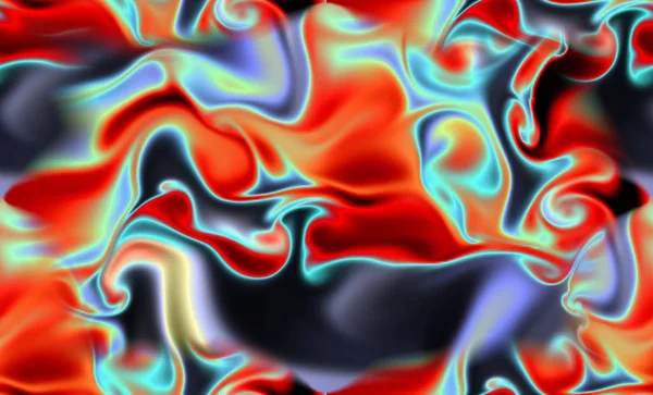 Sihirli uzay dokusu, desen, renkli duman ve ateş gibi görünüyor