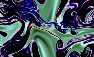 Sihirli uzay dokusu, desen, renkli duman ve ateş gibi görünüyor