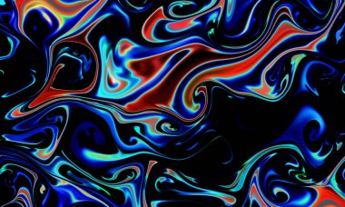 Sihirli uzay dokusu, desen, renkli duman ve ateş gibi görünüyor