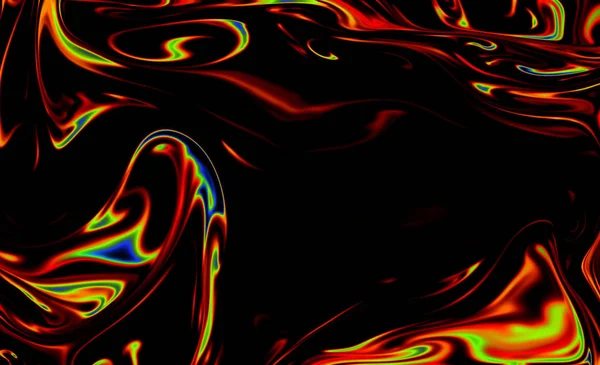 Kouzelná textura, vzor, vypadá jako barevný kouř a oheň — Stock fotografie