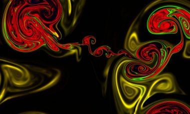 Sihirli uzay dokusu, desen, renkli duman ve ateş gibi görünüyor