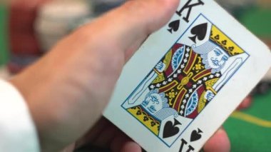 21 blackjack yardım as ve papaz maça ile ortaya