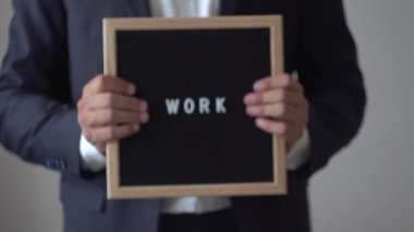 Mektup metin kurulu anonim işadamı elinde Word işten