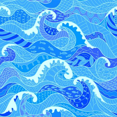 Deniz yaşamının kusursuz dokusu. Balık geçmişi. Renkli balıklarla sualtı deseni