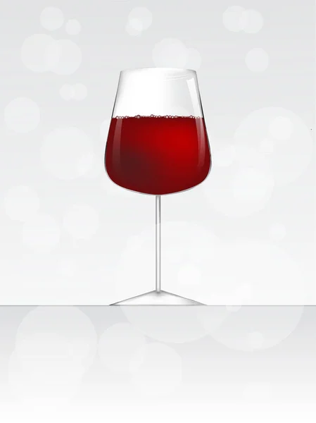 Glas Wein Oder Bier Oder Champagner Vektor Illustration Für Web — Stockvektor