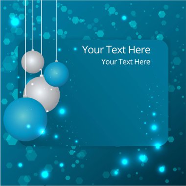 Satılık bussines şablon web için ve satış poster baskı, şirin etiketi. Güzel kapak şablonu Noel kartı siyah, gümüş ve beyaz bokeh parlak ile dekorasyon ve chrismas ağaç top kızdırma.