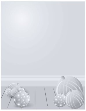 Satılık İş şablonu için web ve baskı, şirin etiket Satılık poster için. Güzel kapak şablonu Noel kartı siyah, gümüş ve beyaz bokeh parlak parlayan dekorasyon ve Noel ağacı topları.