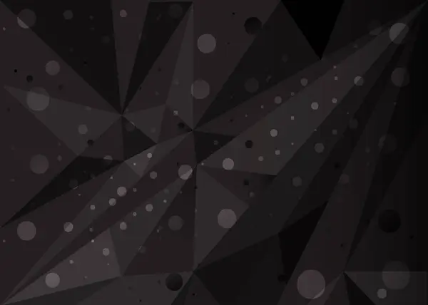 Abstract Ιστορικό Χαμηλό Poly Μαύρο Σκούρο Γκρι Πολυγωνικά Σχήματα Φόντου — Διανυσματικό Αρχείο