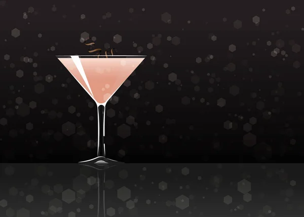 Icône officielle du cocktail, L'inoubliable Alexandre — Image vectorielle