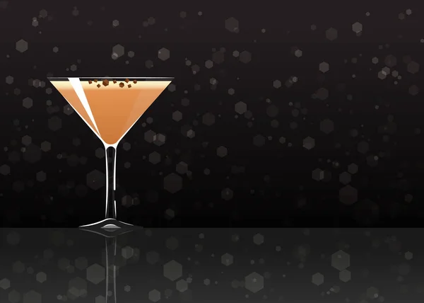 Officiella cocktail ikon, den oförglömliga Porto flip — Stock vektor