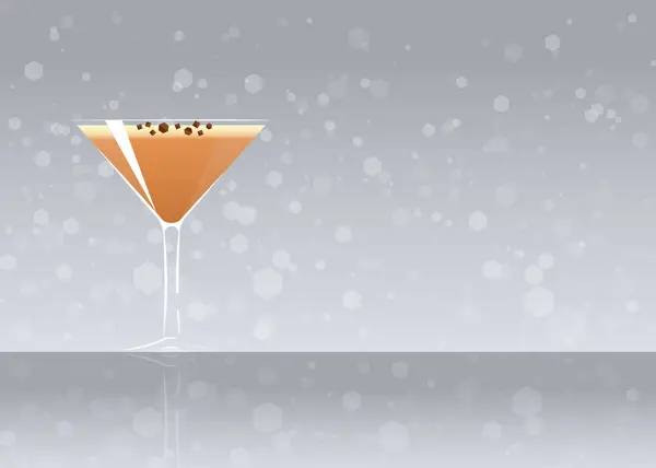 Offizielle Cocktail-Ikone, der unvergessliche Porto Flip — Stockvektor