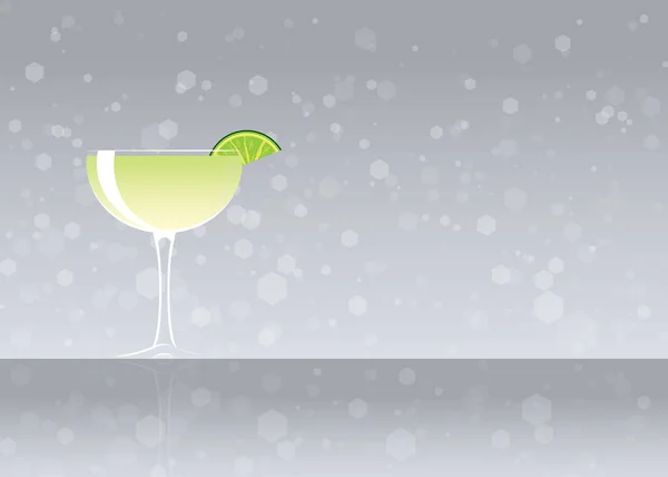 Ícone Coquetel Oficial Ilustração Desenhos Animados Inesquecível Daiquiri Para Bar — Vetor de Stock