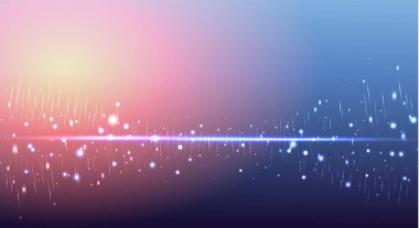 Aurora borealis parlak, soyut vektör aurora australis backgrou