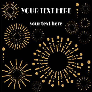 Art Deco sayfa şablonu, ağ ve baskı için retro tarzı, altın çizgileri olan geometrik retro desen tasarımı. Modern tasarım menü veya broşür, lüks yirmili yıllar tarzı