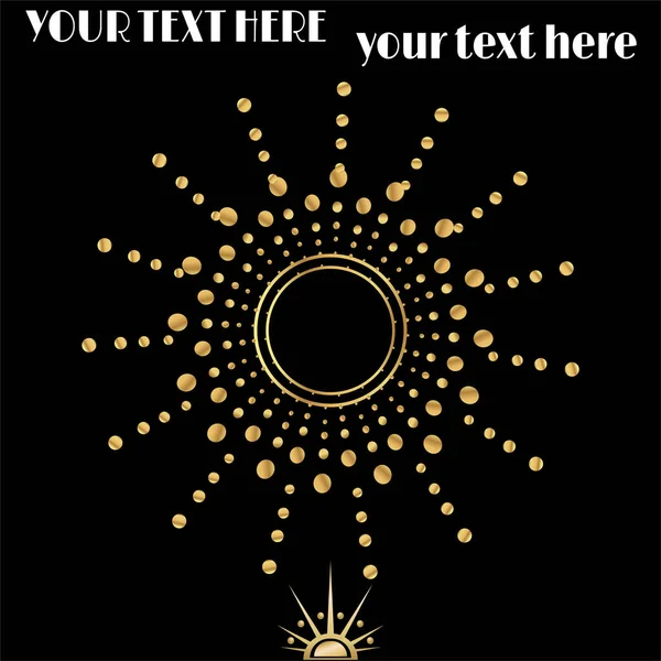 Art Deco sayfa şablonu, ağ ve baskı için retro tarzı, altın çizgileri olan geometrik retro desen tasarımı. Modern tasarım menü veya broşür, lüks yirmili yıllar tarzı