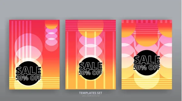 Abstract Memphis Hipster Graphic Geometric Elements Bauhaus Design Template Glitch — Stock Vector