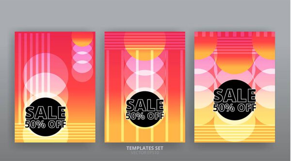Abstract memphis and hipster and graphic geometric elements bauhaus design template. Glitch creative background, Vector set Brochure, Invitation, Presentation, Sale banner, Discount, Placards. 