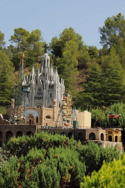 Użytku Niekomercyjnego Hiszpania Catalunya Miniatura Park Sierpień 2018 — Zdjęcie stockowe